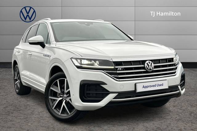 Volkswagen Touareg 3.0 V6 TDI 4Motion R-Line 5dr Tip Auto Estate Diesel WHITE