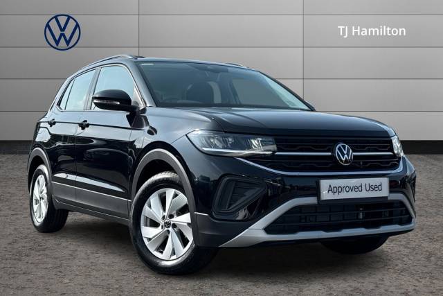 Volkswagen T-cross 1.0 TSI Life 5dr Hatchback Petrol BLACK