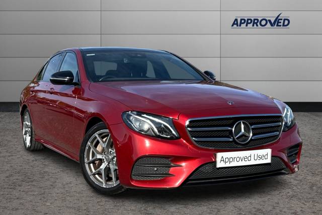 Mercedes-Benz E Class 3.0 E350d AMG Line Premium 4dr 9G-Tronic Saloon Diesel RED