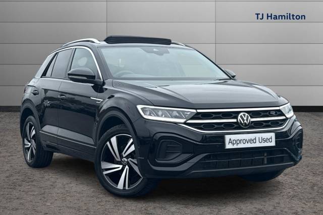 Volkswagen T-Roc 2.0 TDI 150 EVO R-Line 5dr DSG Hatchback Diesel BLACK