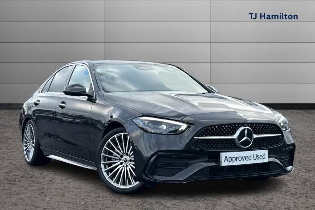 Mercedes-Benz C Class 1.5 C200 AMG Line Premium 4dr 9G-Tronic Saloon Petrol GREY