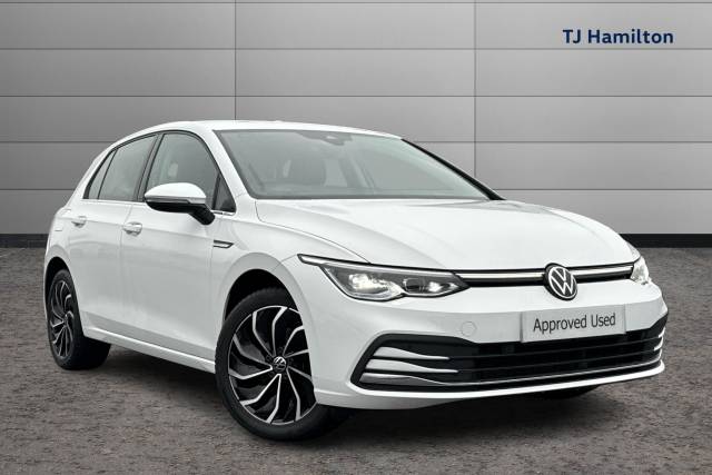 Volkswagen Golf 1.5 eTSI 150 Style 5dr DSG Hatchback Petrol WHITE