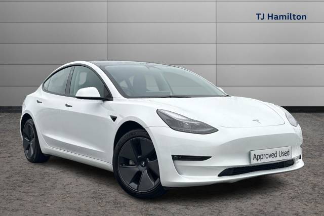 Tesla Model 3 0.0 Long Range RWD 4dr Auto Saloon Electric WHITE