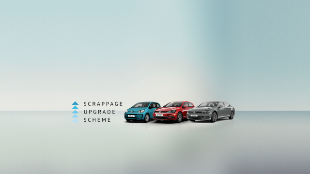 Volkswagen introduces Scrappage upgrade scheme.