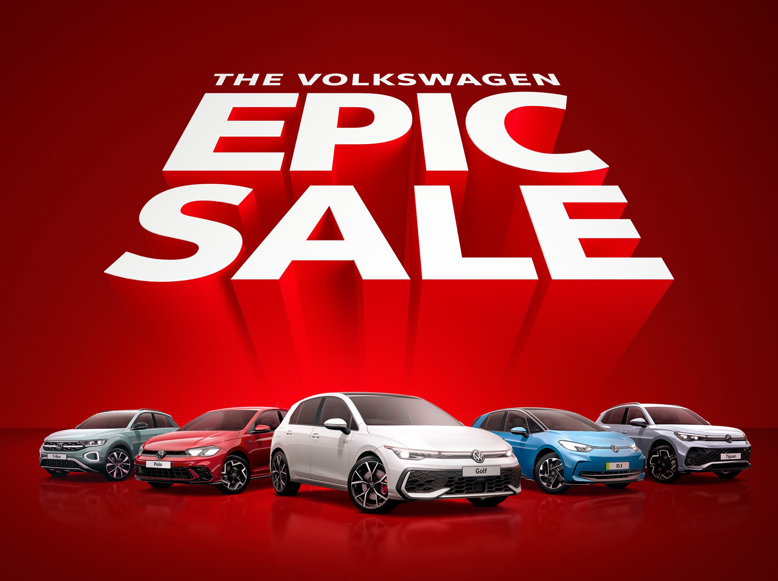 The Volkswagen Epic Sale Event NOW ON!
